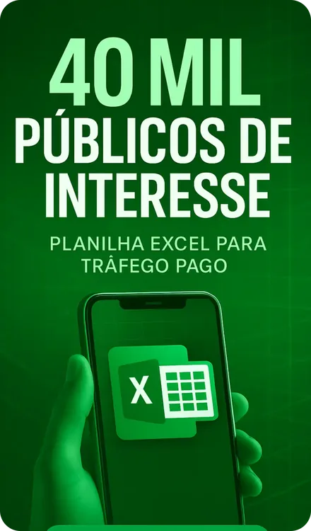 Planilha Excel — 40 mil públicos